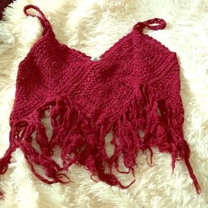 crotchet crop top